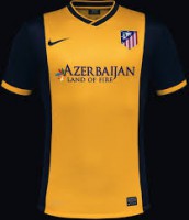 CAMISETA 2º EQUIPACIÓN DE ATLÉTICO DE MADRID 2014-2015